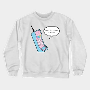 Vaporwave Phone Crewneck Sweatshirt